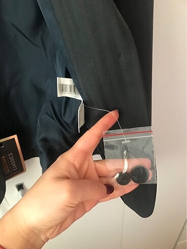 36 Beden gri Renk Blazer ceket