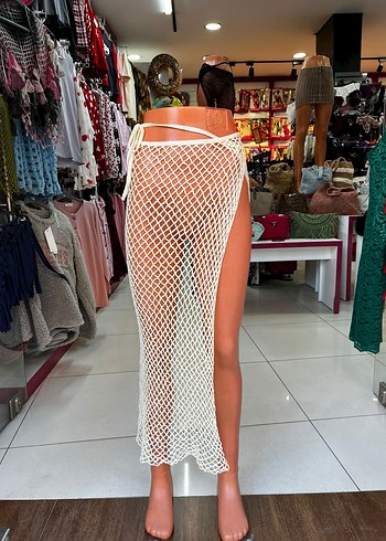 diğer Beden ten rengi Renk Krem el örmesi Uzun Pareo
