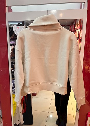 Fabrika Yüksek Yakalı Kadın Sweatshirt
