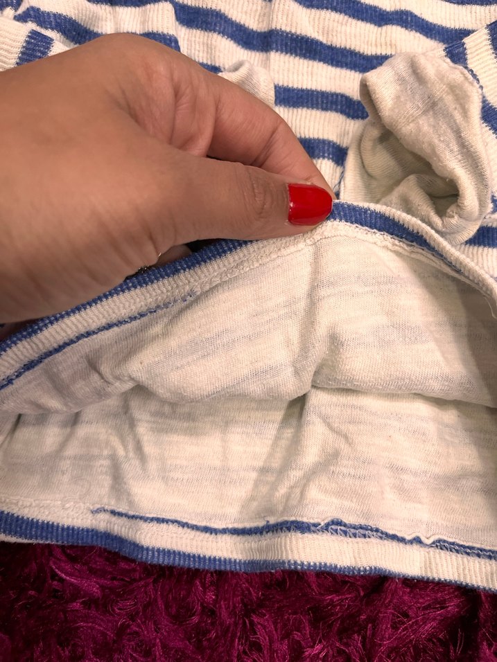 9/12 ayMavi Çizgili Erkek Uzun Kollu BADY - Görsel 5