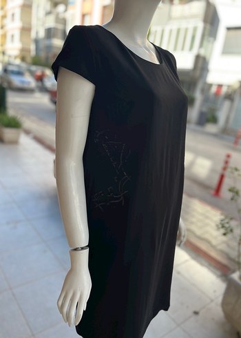 Miss Proto YANLARI PUL DETAYLI ŞIK ELBİSE