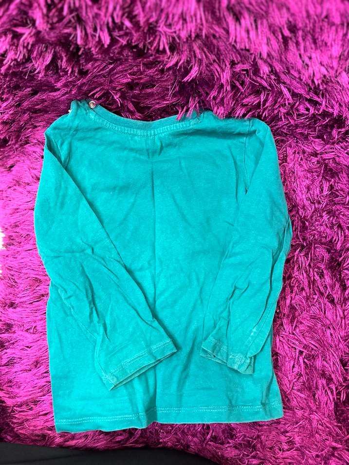 24/36 ay Turkuaz Renkli Uzun Kollu erkek penye üst - Görsel 3