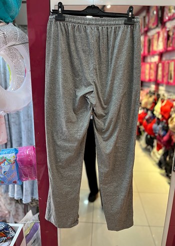 Gri Bol Kesim erkek  Eşofman Altı - Görsel 6