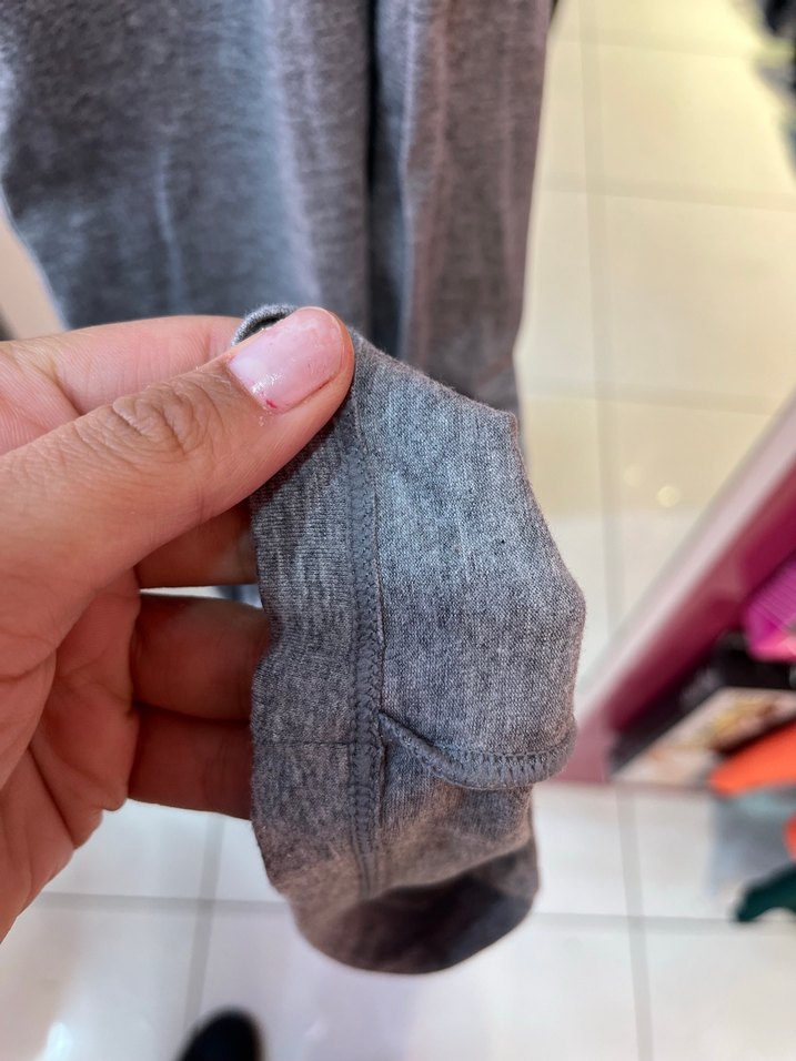 Gri Bol Kesim erkek  Eşofman Altı - Görsel 5