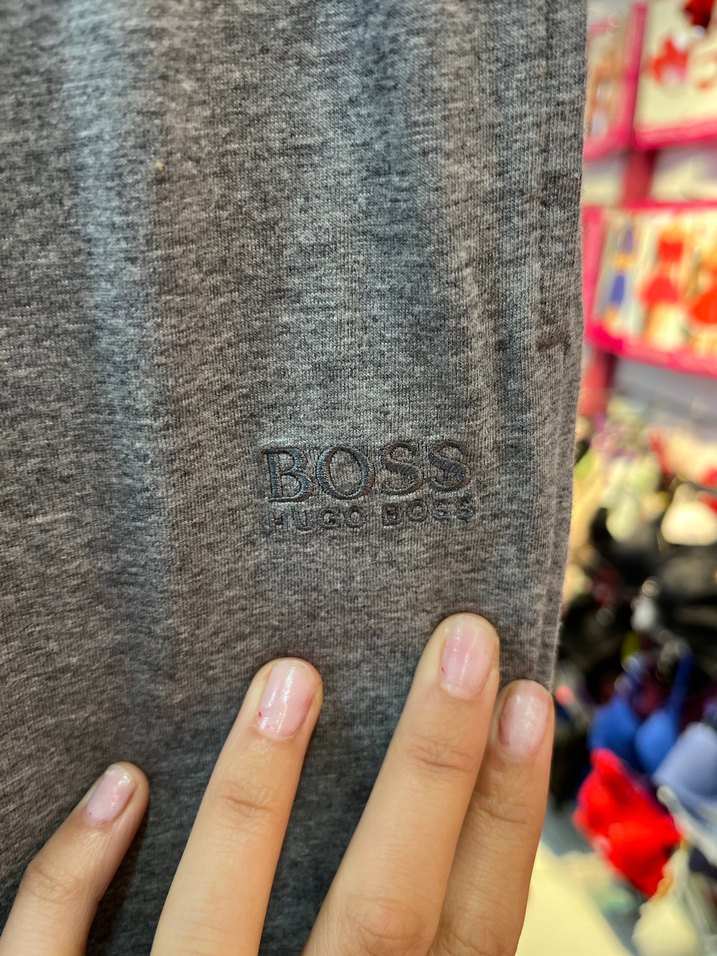 Gri Bol Kesim erkek  Eşofman Altı - Görsel 2