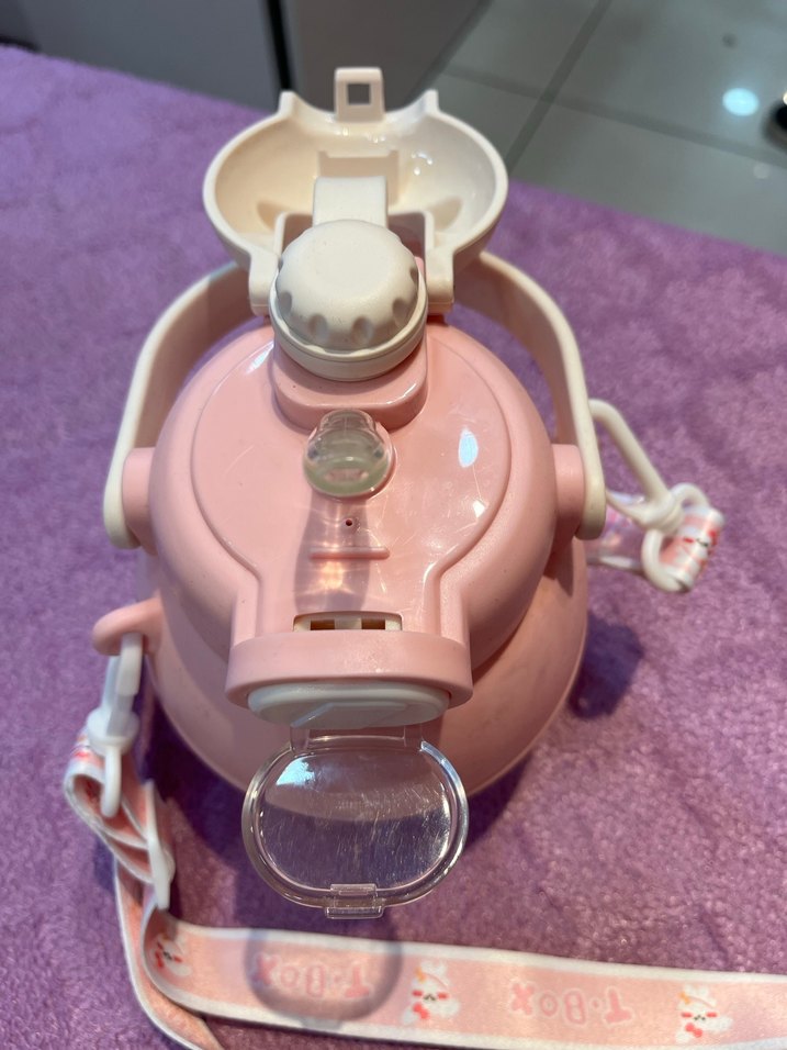 Pembe Pastel Çocuk matara - Görsel 3