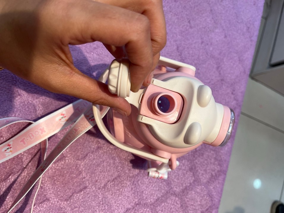 Pembe Pastel Çocuk matara - Görsel 4