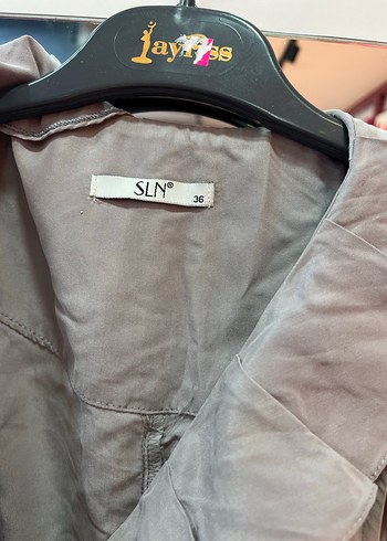 Gri Uzun Kolsuz Kadın şık Elbise - Görsel 2