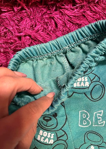 3/4 yaş Renkli Desenli erkek Çocuk Eşofman Altı - Görsel 2