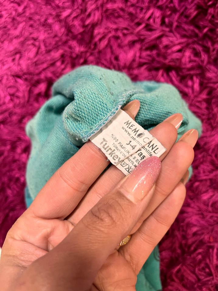 3/4 yaş Renkli Desenli erkek Çocuk Eşofman Altı - Görsel 4