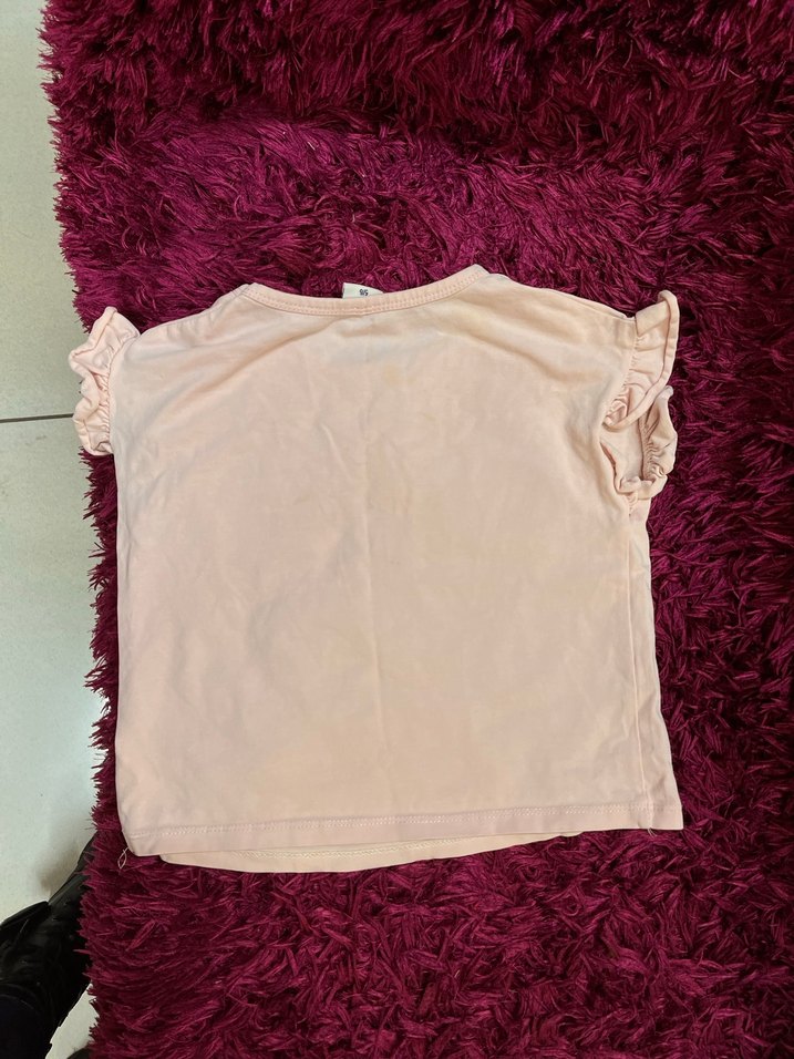 Pembe5/6 yaş Kız Çocuk Tişört - Görsel 5