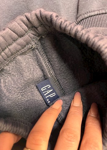 GAP 4-5 yaş Baskılı Gri Kız Eşofman Takımı - Görsel 2