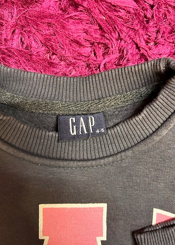 GAP 4-5 yaş Baskılı Gri Kız Eşofman Takımı - Görsel 6