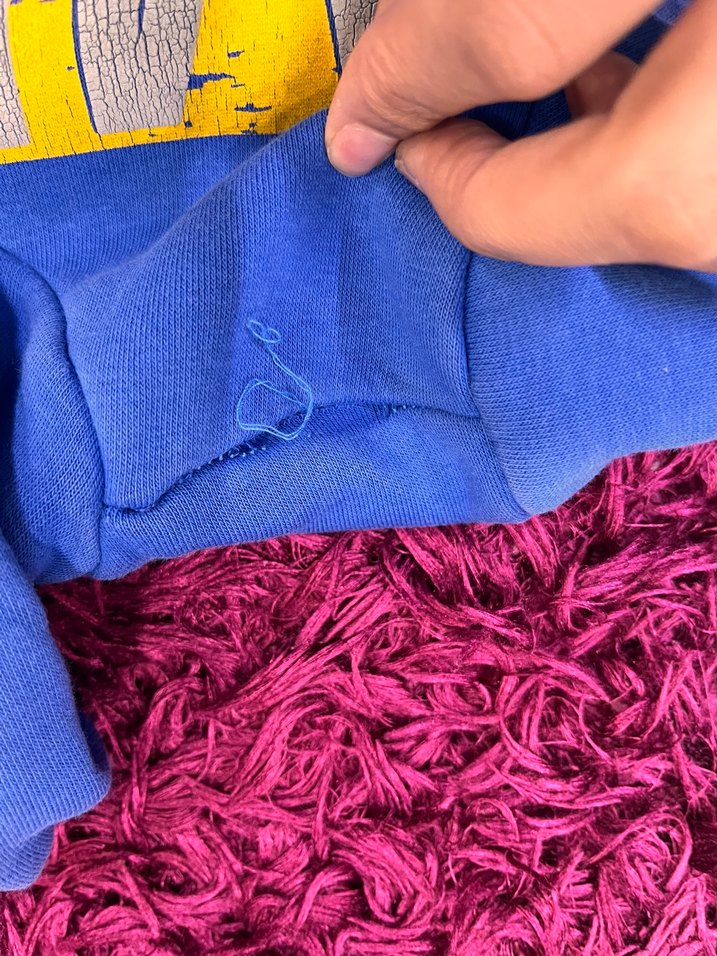 Kapüşonlu Mavi Erkek Çocuk Sweatshirt - Görsel 3