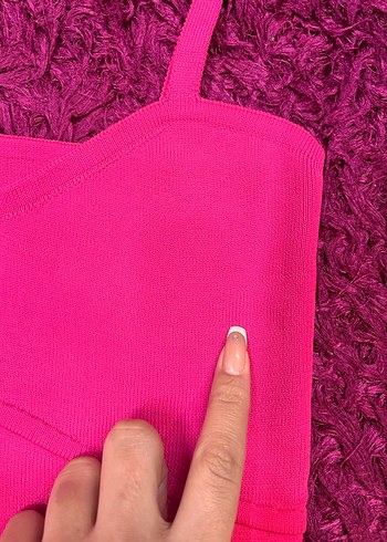 Pembe Kadın Mini Büstiyer - Görsel 2