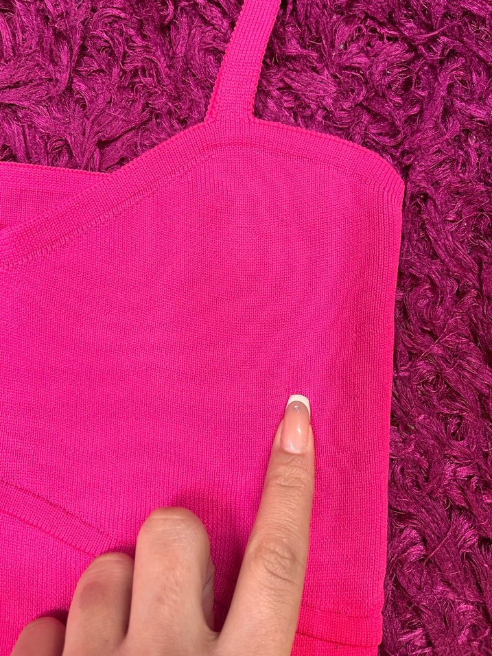 Pembe Kadın Mini Büstiyer - Görsel 2