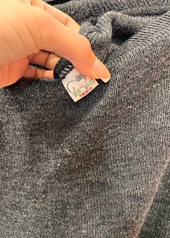 Gri yün içlik - Görsel 3