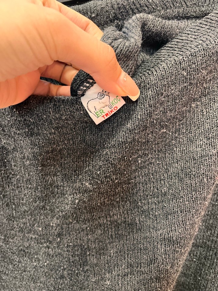Gri yün içlik - Görsel 3