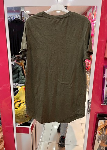 Kısa kollu uzun tişört - Görsel 3