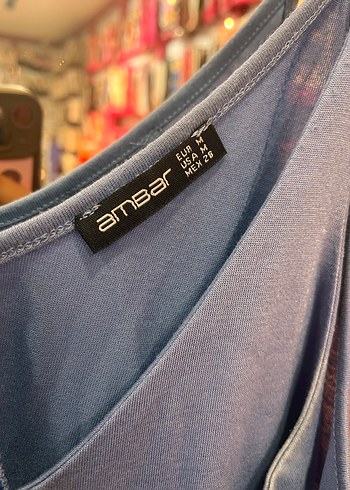 V Yaka Kadın Askılı Bluz - Görsel 2