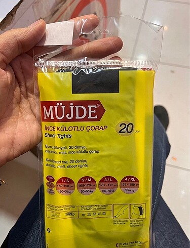 S BEDEN MAT SİYAH KÜLOTLU ÇORAP - Görsel 2