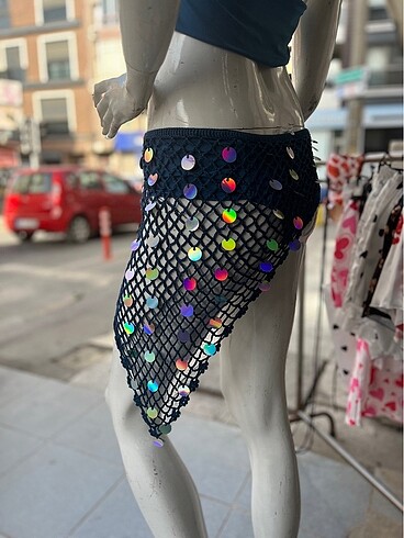 PULLU EL YAPIMI PAREO - Görsel 3