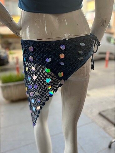 PULLU EL YAPIMI PAREO - Görsel 4