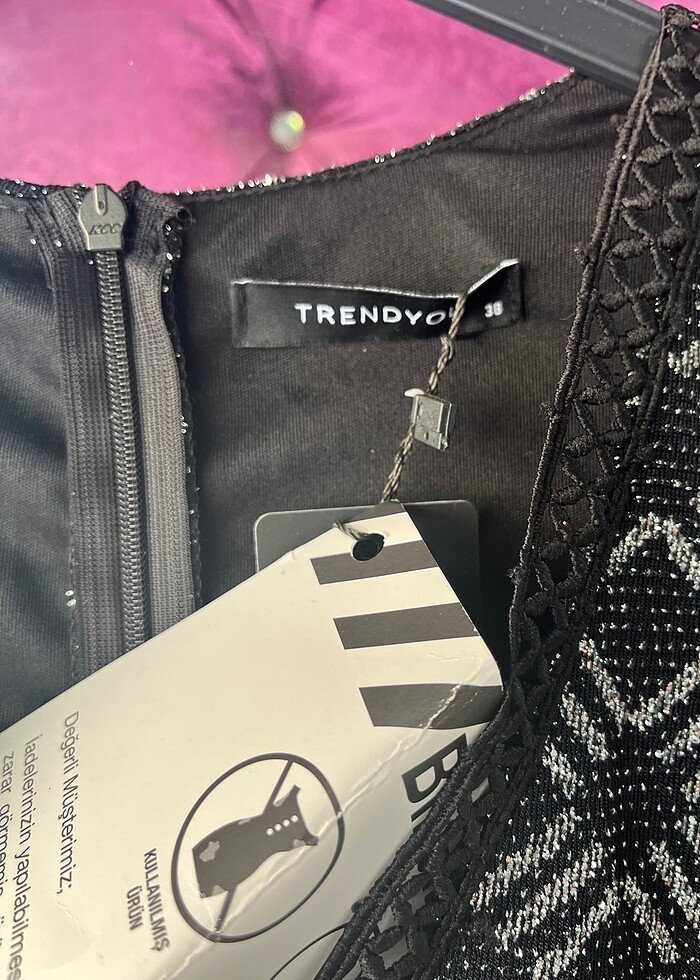 SİMLİ GECE ELBİSESİ - Görsel 3