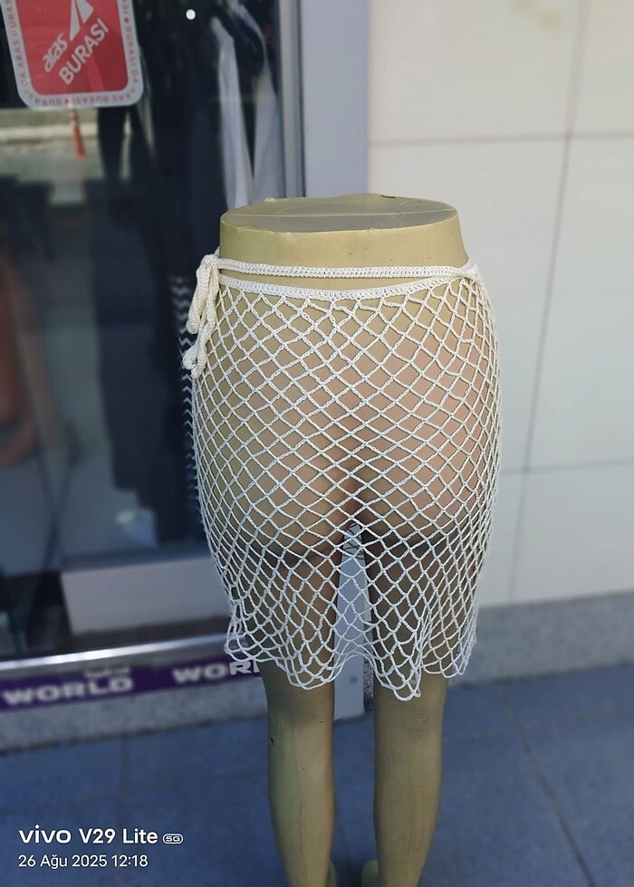 EL ÖRMESİ KREM PAREO - Görsel 3