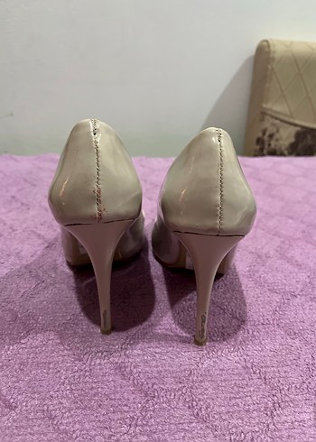36 Beden ten rengi Renk Bej Stiletto Topuklu Kadın Ayakkabı