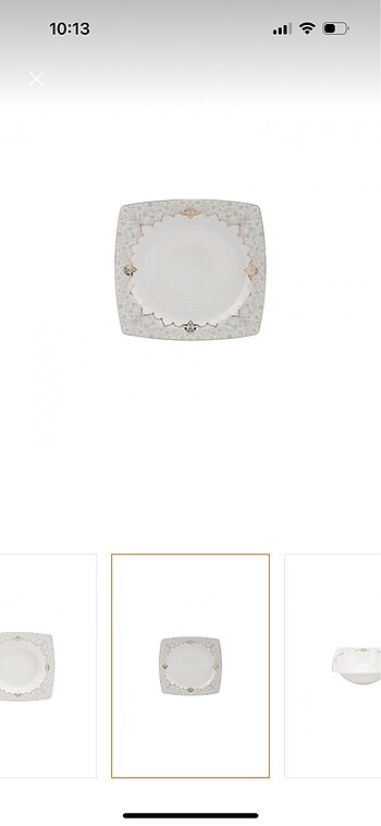 Beden altın Renk Karaca Mühür Fine Cream Yemek Takımı