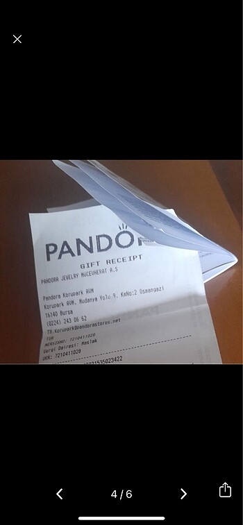 Pandora Pandora kalpli yüzük