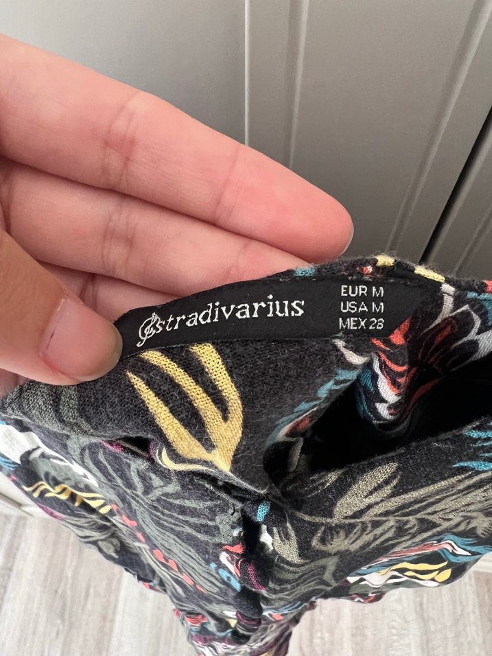 Stradivarius Bohem Tarz Mini Askılı Tulum - Görsel 2