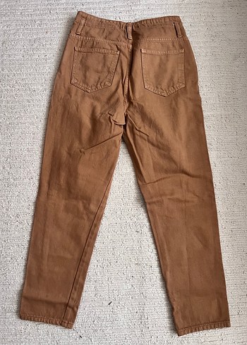 Kadın Kahverengi Bol Kesim  Pantolon - Görsel 3