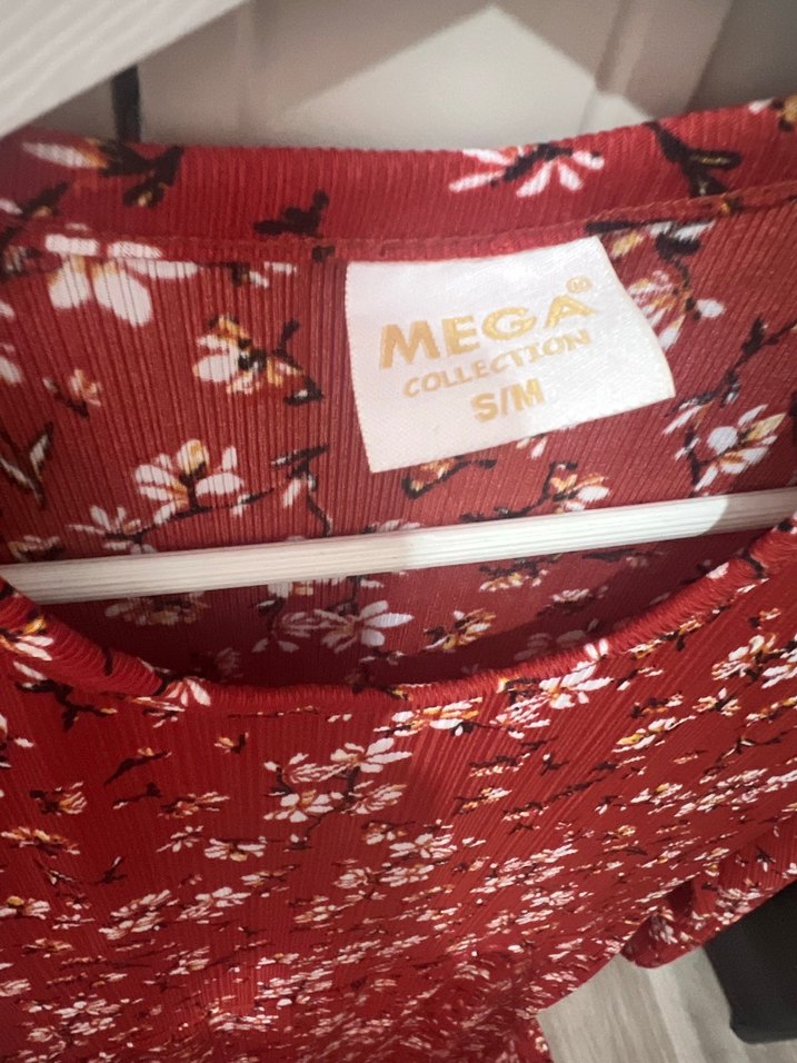 Çiçek Desenli Uzun Bohem Elbise - Görsel 3