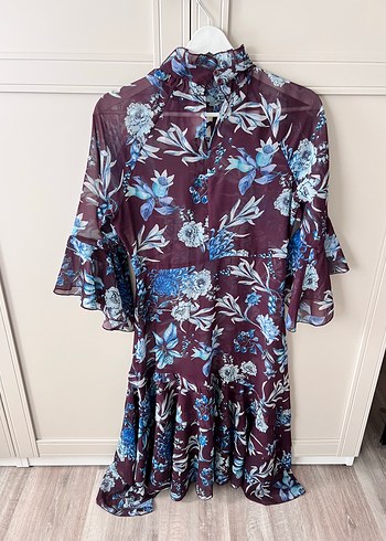 Bohem  Çiçekli Uzun Elbise - Görsel 2