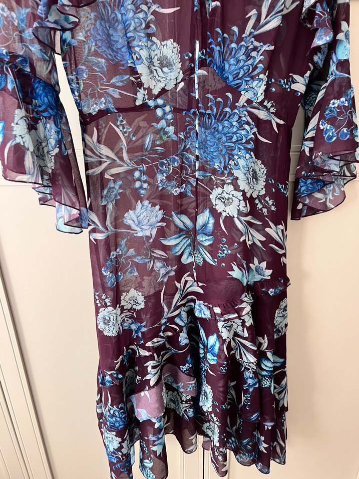 Bohem  Çiçekli Uzun Elbise - Görsel 5