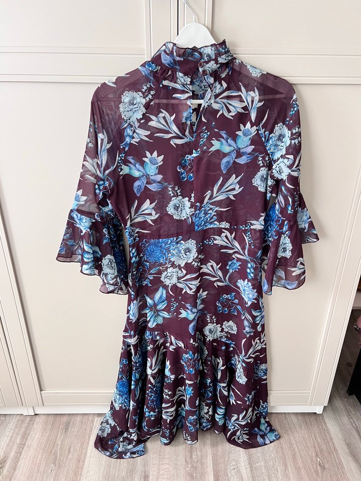 Bohem  Çiçekli Uzun Elbise - Görsel 2