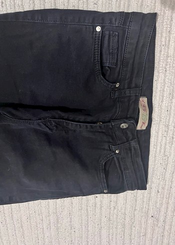 Siyah Regular Fit kadın Kot Pantolon - Görsel 4