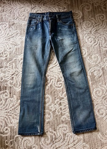 Levis Kadin Lacivert Denim Levis Marka Kot Pantolon