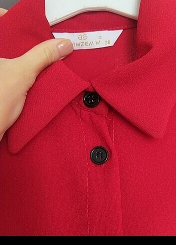 38 Beden kırmızı Renk Elbise