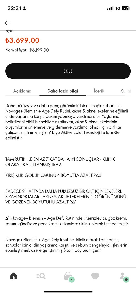 Novage+ Blemish + Age Defy Cilt Bakım Seti - Görsel 3