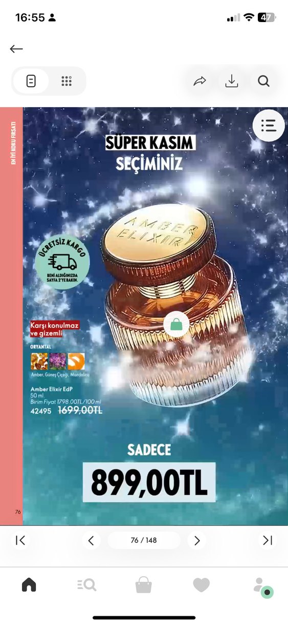 Oriflame Amber Elixir Kadın Parfümü - Görsel 2