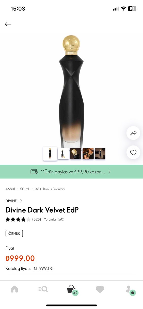 Oriflame Divine Dark Velvet - Görsel 2