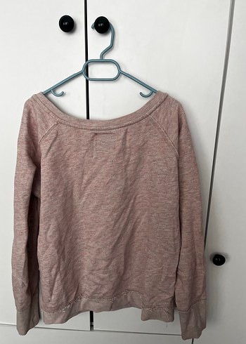 Diğer Bej Gri Kadın Keten Sweatshirt