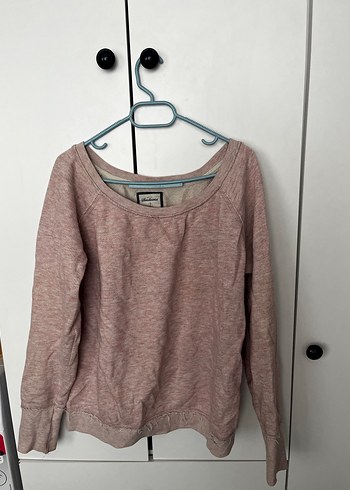 Bej Gri Kadın Keten Sweatshirt