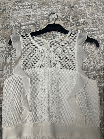 Koton Koton Party Wear Koleksiyonu Beyaz Elbise