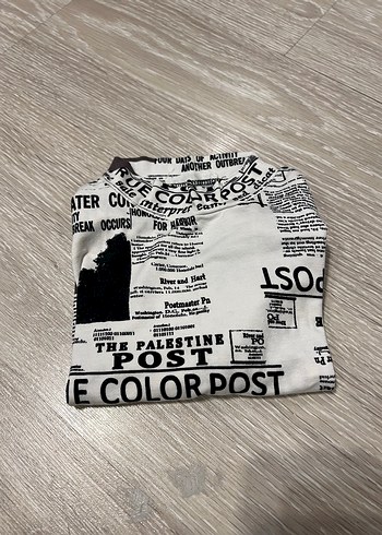 Defacto Tshirt siyah desenli