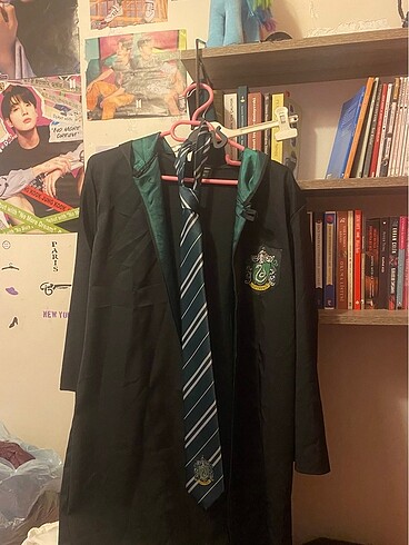Harry Potter Slytherin cüppe ve kravat