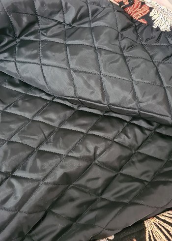 Kahverengi Çiçek Desenli Kadın Kısa Ceket - Görsel 5